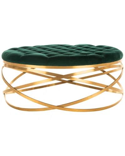 Safavieh Couture Rumi Tufted Velvet Ottoman