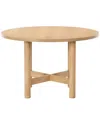 Safavieh Couture Ruthanne Round Wood 47 Dining Table In Brown