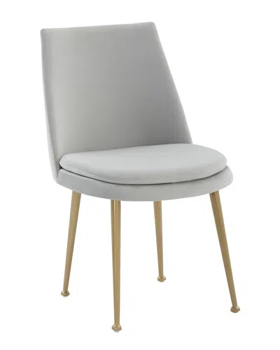 Safavieh Couture Rynaldo Grey Upholstered Dining Chair