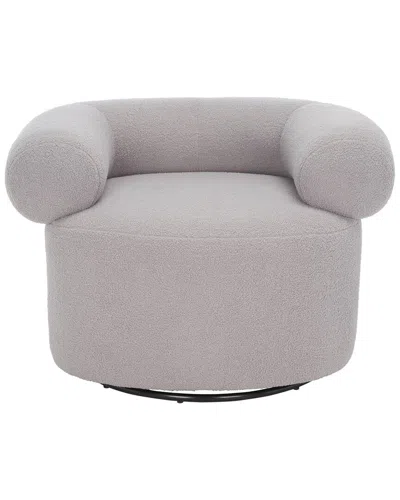 Safavieh Couture Sadie Swivel Accent Chair In Gray