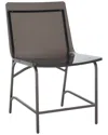 Safavieh Couture Bryant Acrylic Dining Chair In Grey