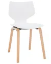 Safavieh Couture Darnel Molded Plastic Dining Chair In White