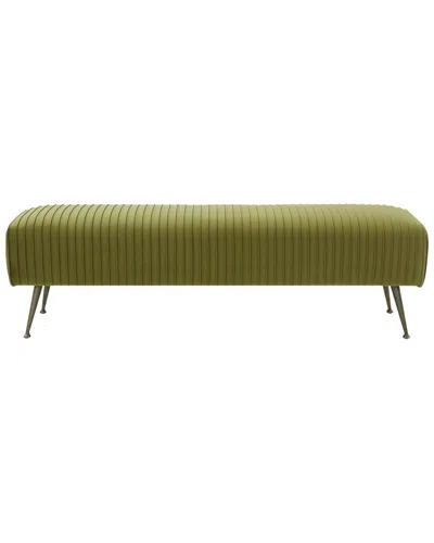 Safavieh Couture Salome Bench In Green