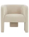 Safavieh Couture Sammie 3 Leg Accent Chair In Beige