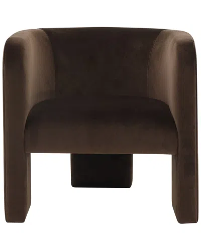 Safavieh Couture Sammie 3 Leg Accent Chair In Brown