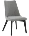 Safavieh Couture Sandralynn Linen Dining Chair In Grey