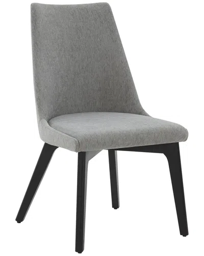 Safavieh Couture Sandralynn Linen Dining Chair In Grey