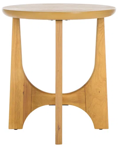 Safavieh Couture Sasha Wood Accent Table In Brown