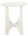 Safavieh Couture Sasha Wood Accent Table In White