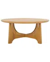 Safavieh Couture Sasha Wood Coffee Table In Brown