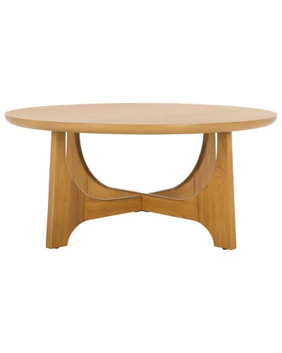 Safavieh Couture Sasha Wood Coffee Table In Brown