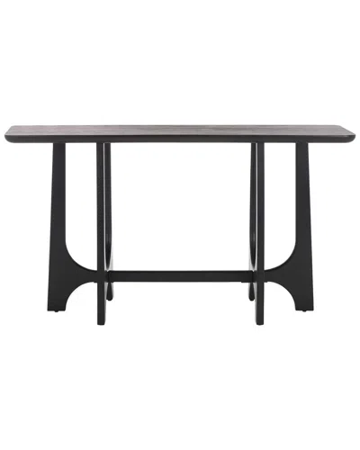 Safavieh Couture Sasha Wood Console Table In Black