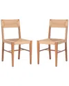 Safavieh Couture Cody Rattan Dining Chair In Natural