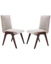 Safavieh Couture Set Of 2 Forrest Dining Chairs