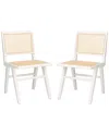Safavieh Couture Hattie French Cane Dining Chair In White