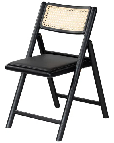 Safavieh Couture Shaylie Folding Dining Chair In Black