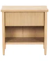 Safavieh Couture Shelbie 1-drawer Nightstand In Neutral