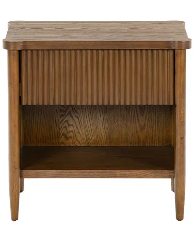 Safavieh Couture Shelbie 1-drawer Nightstand In Brown