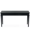 Safavieh Couture Shelbie 1-drawer Reeded Desk In Black