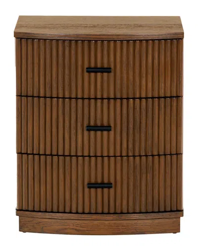 SAFAVIEH COUTURE SAFAVIEH COUTURE SHELBIE 3-DRAWER NIGHTSTAND