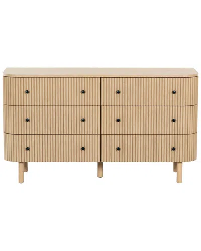 Safavieh Couture Shelbie 6-drawer Reeded Dresser