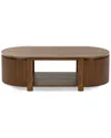 Safavieh Couture Shelbie Reeded Oval Coffee Table