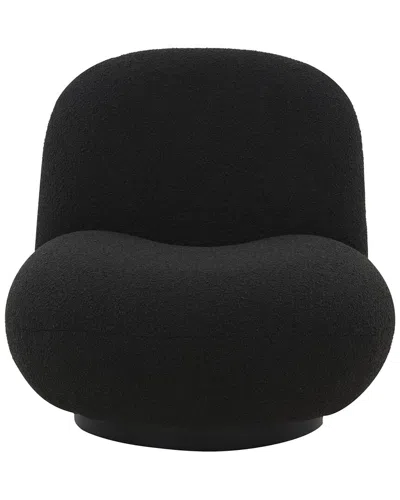 Safavieh Couture Stevie Boucle Accent Chair In Black