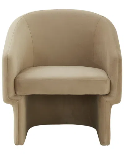 Safavieh Couture Susie Barrel Back Accent Chair In Brown