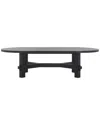 Safavieh Couture Tabytha Elm Wood Coffee Table In Black