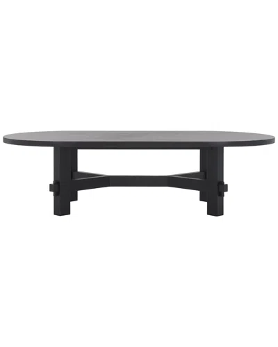 Safavieh Couture Tabytha Elm Wood Coffee Table In Black