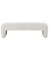Safavieh Couture Tamlyn Performance Fabric Bench In Beige