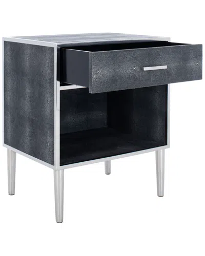 Safavieh Couture Tammy 1-drawer Faux Shagreen Nightstand In Multi