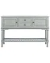 Safavieh Couture Tate 2drw 2 Door Console Table In Grey