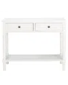 Safavieh Couture Tate 2drw Console Table In White