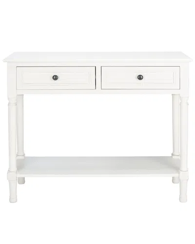 Safavieh Couture Tate 2drw Console Table In White