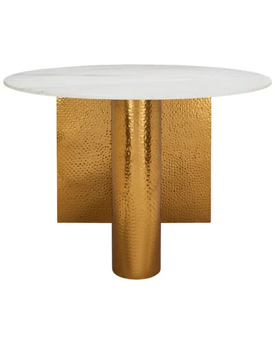 Safavieh Couture Tatyana Marble Dining Table In Multi