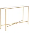 Safavieh Couture Tauri Forged Metal Rectangle Console Table In Gold