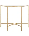 Safavieh Couture Tauri Metal Console Table In Gold