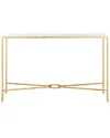 Safavieh Couture Tauri Metal Rectangle Console Table In Gold