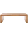 Safavieh Couture Tawney Rectangle Wood Coffee Table In Brown