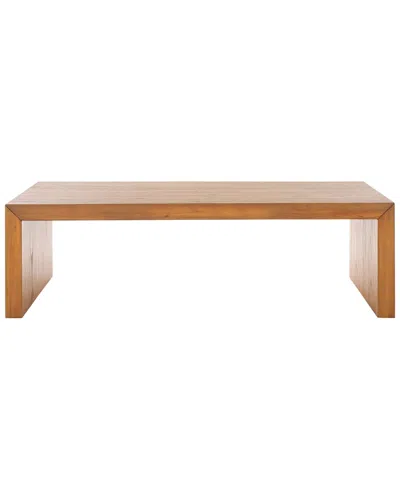 Safavieh Couture Tawney Rectangle Wood Coffee Table In Brown