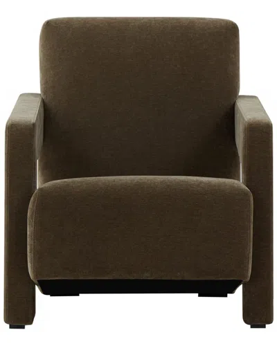 Safavieh Couture Taylor Modern Velvet Accent Chair In Green