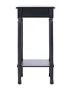 Safavieh Couture Tinsley Square Accent Table In Black
