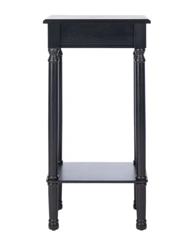 Safavieh Couture Tinsley Square Accent Table In Black