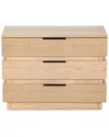 Safavieh Couture Titus 3 Drawer Stacked Chest In Brown