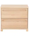 Safavieh Couture Tobiette 2 Drawer Wood Nightstand In Brown