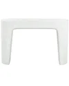 Safavieh Couture Tolbert Concrete Console Table In White