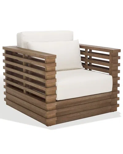 Safavieh Couture Tortuga Patio Chair In Neutral