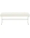 Safavieh Couture Tourmaline Acrylic Bench In White