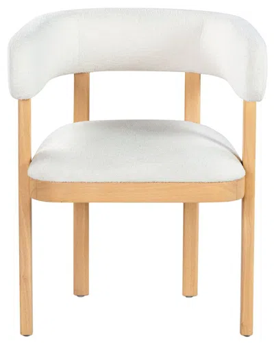 Safavieh Couture Trystan Boucle Arm Chair In Blue